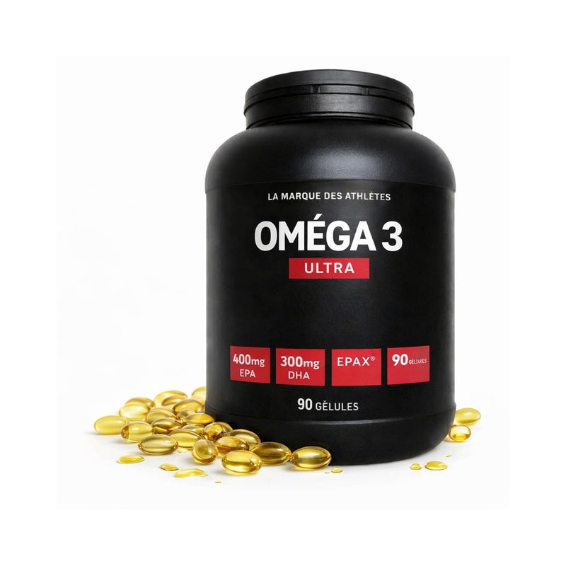 Oméga 3 Ultra La Marque des Athlètes — 1200mg EPA+DHA, certifié IFOS 5 étoiles, huile de poisson premium